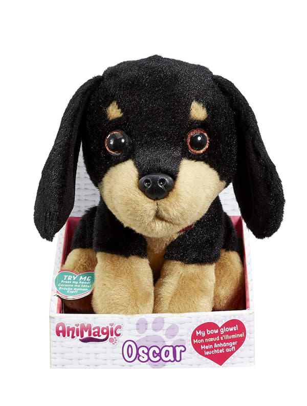 Animagic Oscar Light up Soft Plush, with Sounds