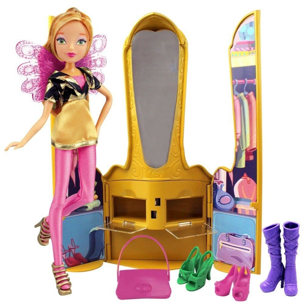 Winx Club Magic Throne Flora med Accessoarer