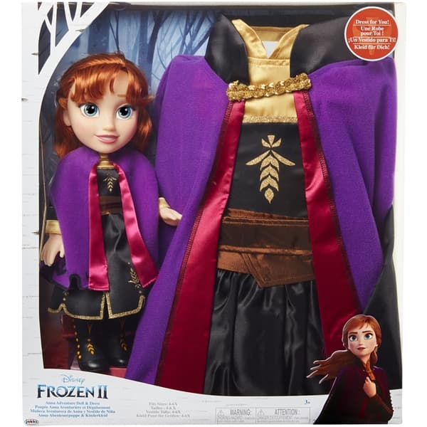 Disney Frozen 2 Toddler Doll Anna + Klänning