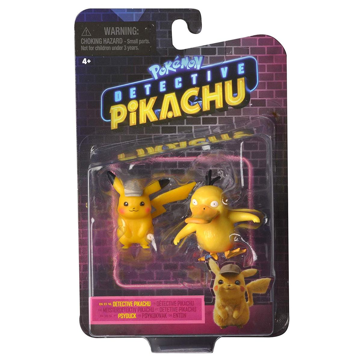 Pokemon Detective Pikachu Psyduck & Pikachu Action Figure CDON