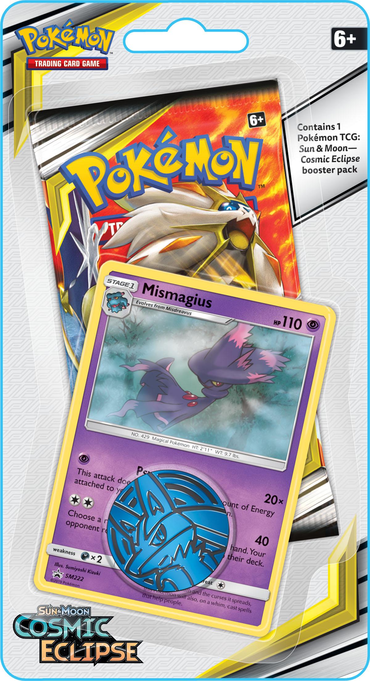Pokemon Cosmic Eclipse 1 Pack Blisters Mismagius
