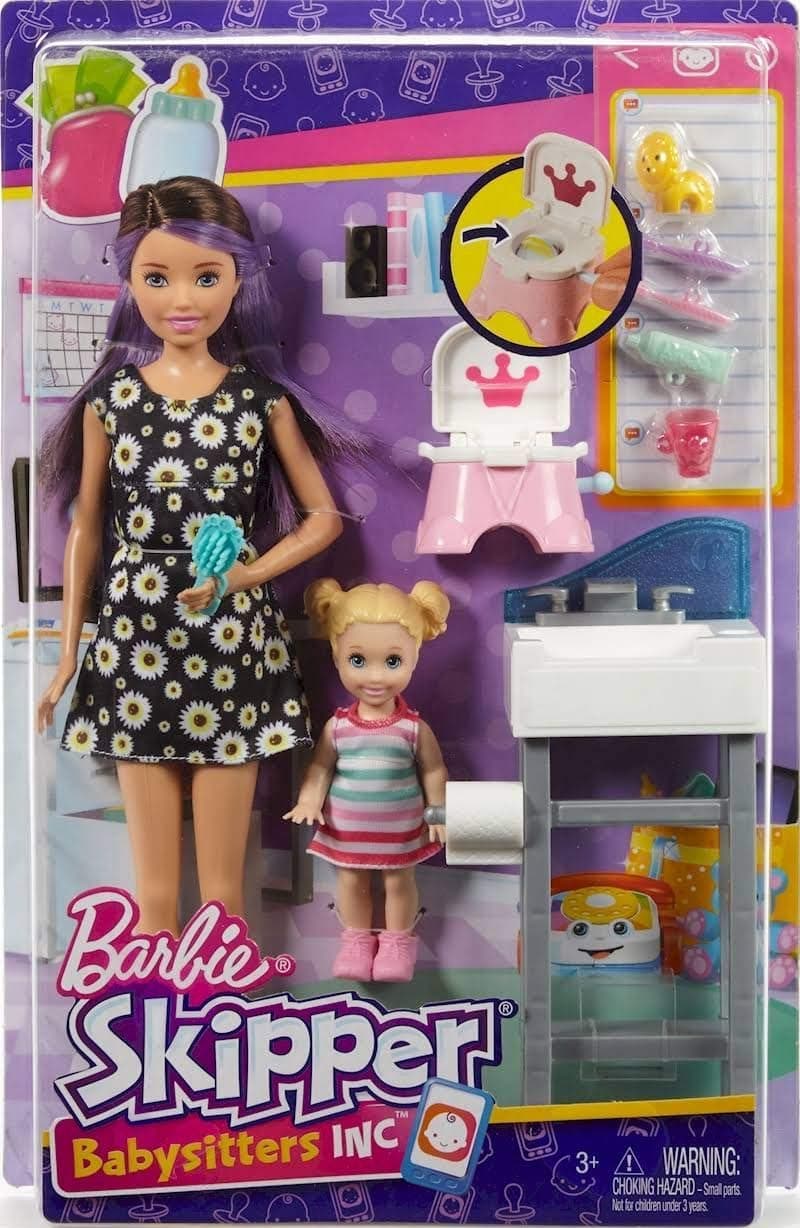 Barbie Skipper Babysitters Inc. Potty Training Playset CDON