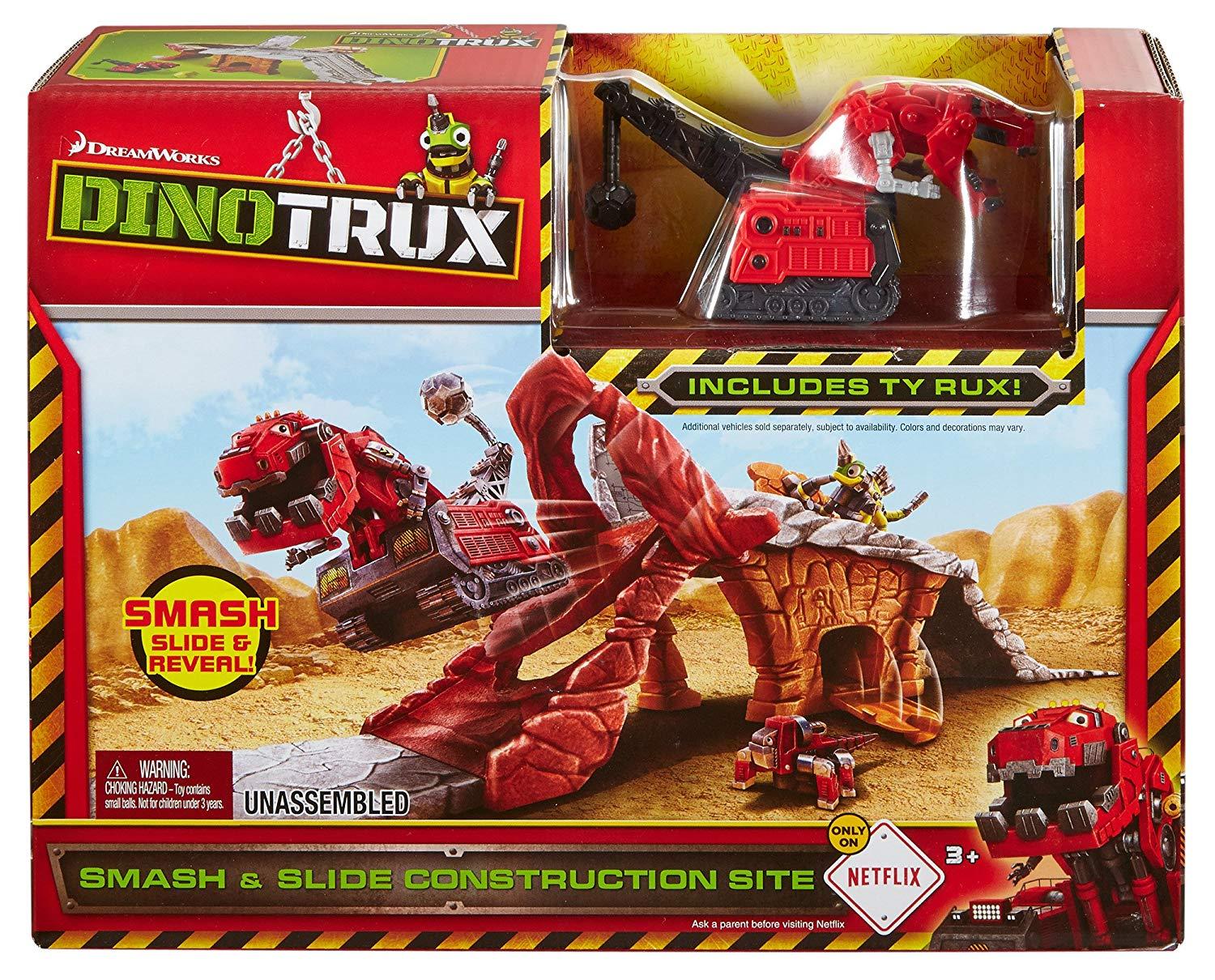 Dinotrux Smash & Slide Construction Site Playset