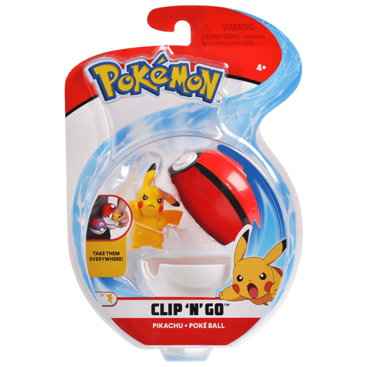 Pokémon Clip N Go Pikachu & Poke ball