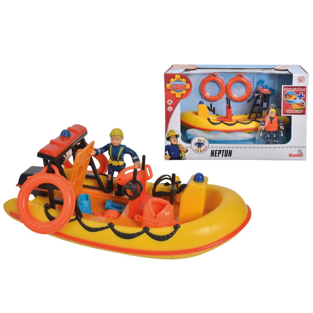 Brandman Sam Neptune Boat m Figur