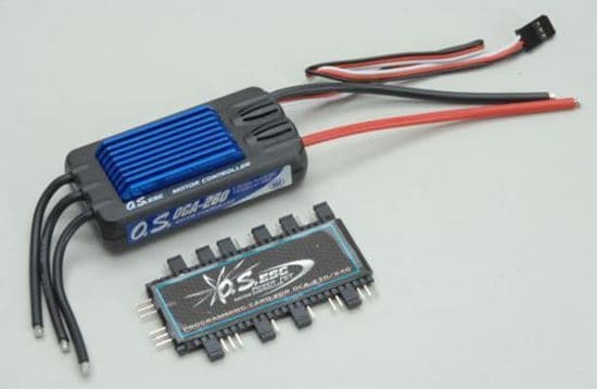 OS OCA-260 60A ESC inkl. Prog. kort 2-6S