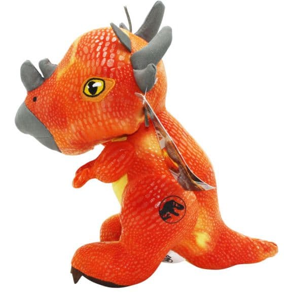 Jurassic World Gosedjur Triceratops Orange Dinosaurie 21 cm