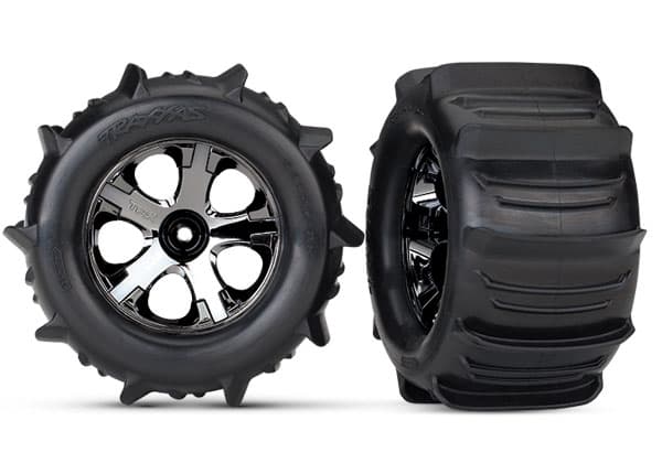 TRX-4175 Tires & Wheels Paddel AllStar 2.8 (2)