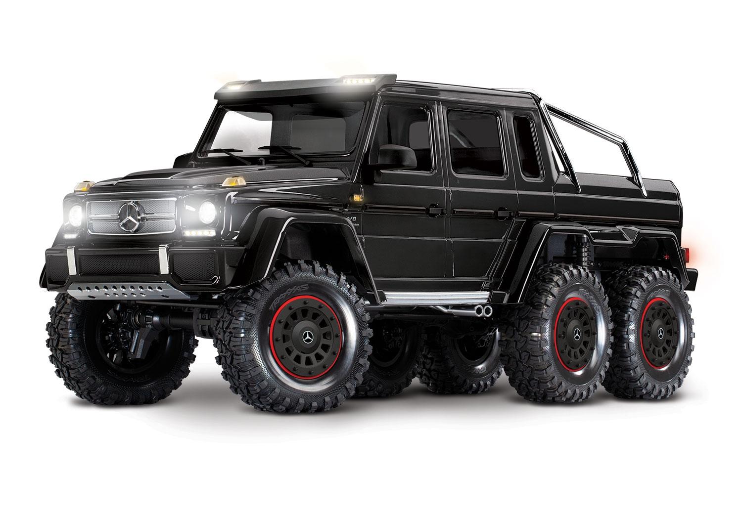 Traxxas TRX-6 Mercedes G63 AMG 6x6 RTR Sort