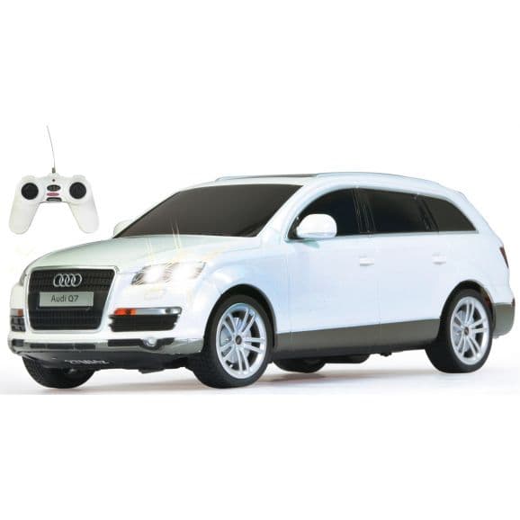 Radiostyrd Bil Audi Q7 Pärlvit Jamara 1:24