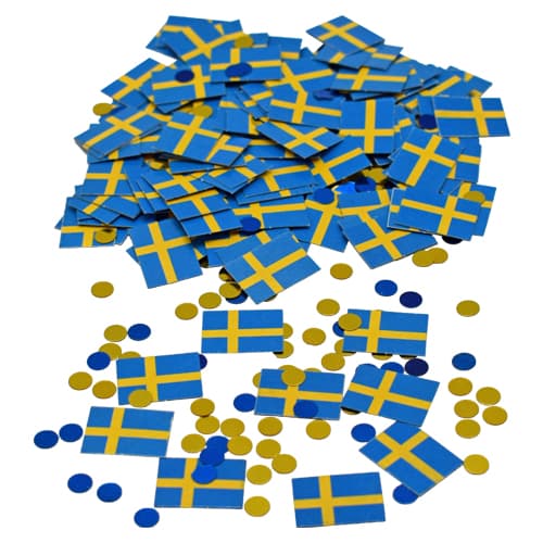 Konfetti Svenska Flaggan