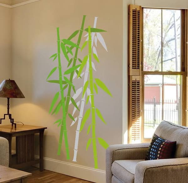 Bamboo wallsticker / Bambus väggdekor