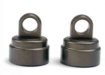 TRX-2667 Shock caps, aluminum (2)/ (Big Bore Shock