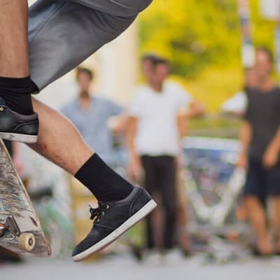 Prova på Skateboard