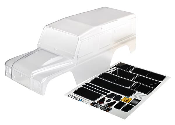 TRX-8011 Body Land Rover Defender klar