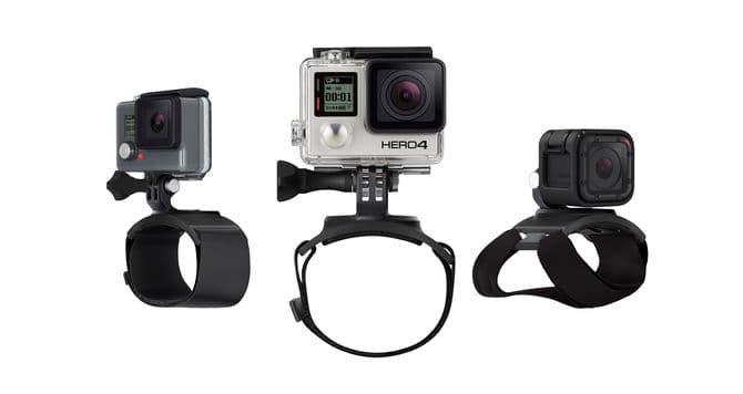 GoPro stroppen (hånd + håndled + arm + benmonterin