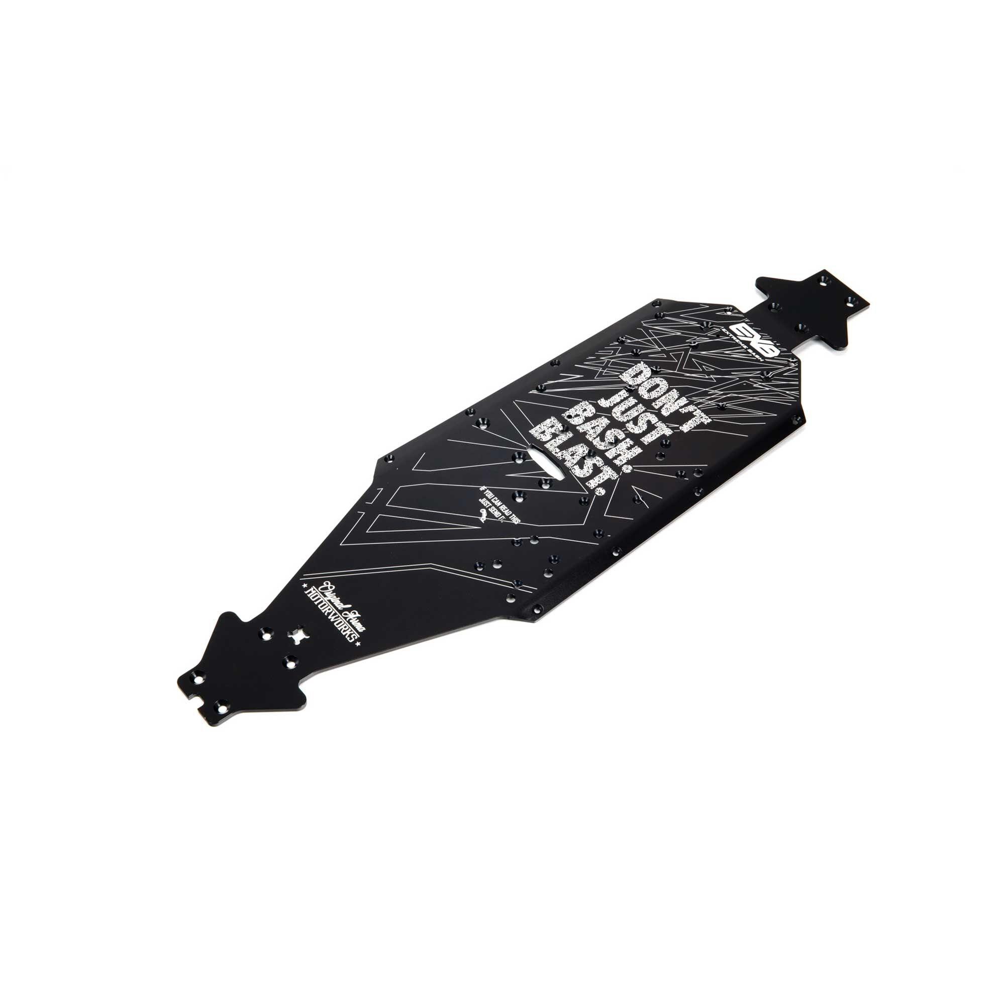 ARA320570 Chassis Aluminium CNC 7075 T6 LWB Black