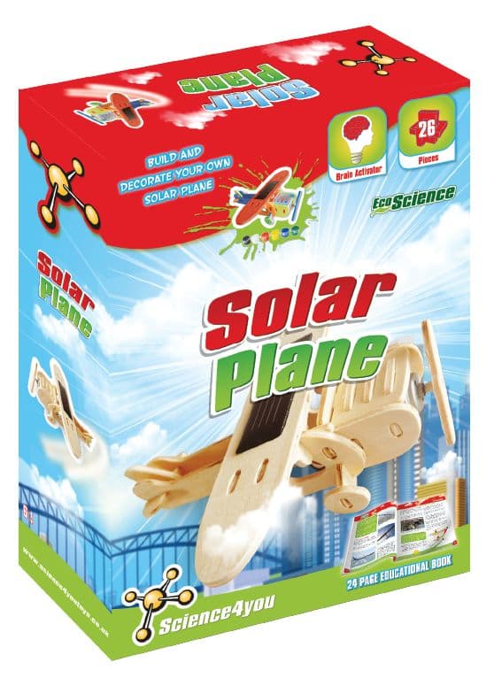 Lär om solenergi - Flygplan, Science4You