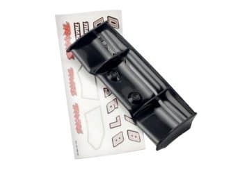 TRX-7122 Wing, 1/16 E-Revo (black)/ decal sheet
