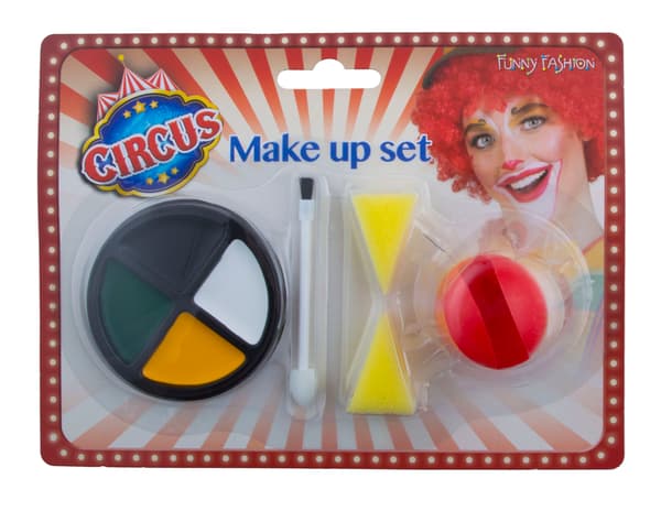 Make Up Set Clown, 4 delar