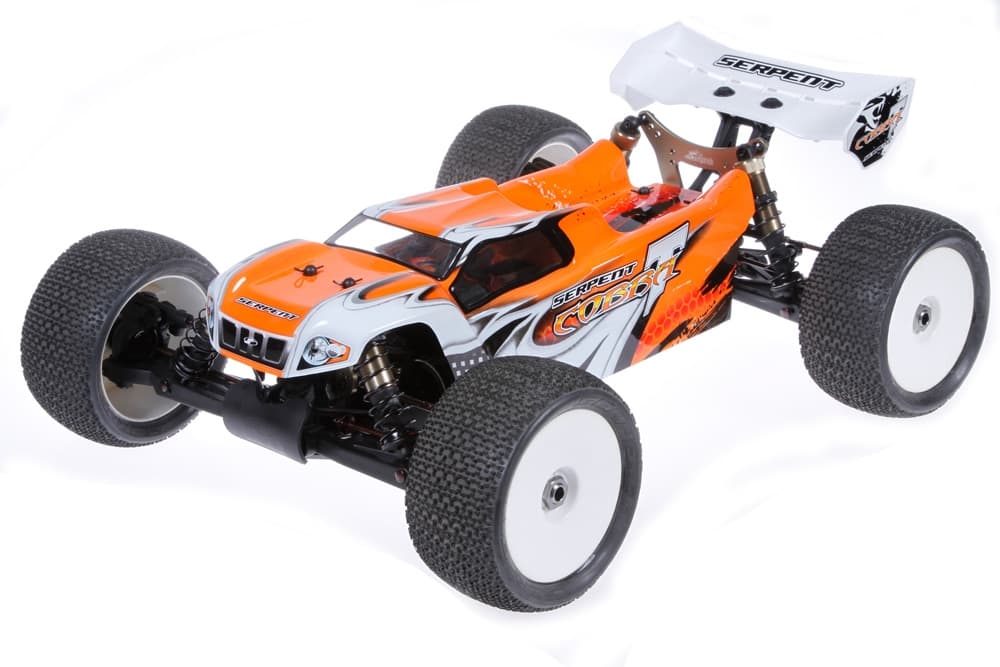 SER-170338 Body 1/8 E-Truggy Pre Cut Orange