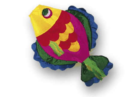 Tropisk Fisk från Belgiska Didakites / Vindsäck / Vindstrumpa / Windsack - Tropical Fish Wind Sack - WAVE - Vindstrut / Vindkon / Vindsocka