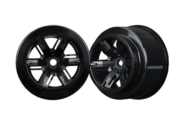 TRX-7771 Wheels X-Maxx, black (2)