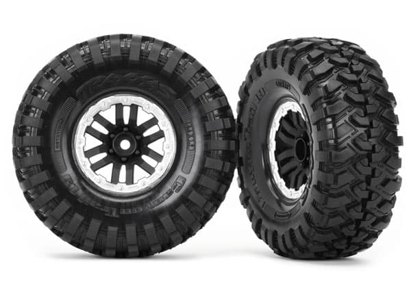 TRX-8272 Tires & Wheels Canyon/TRX-4 Black-Satin