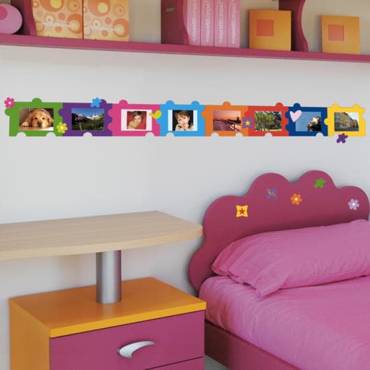 Fotoram stor,  Wallsticker / väggdekor