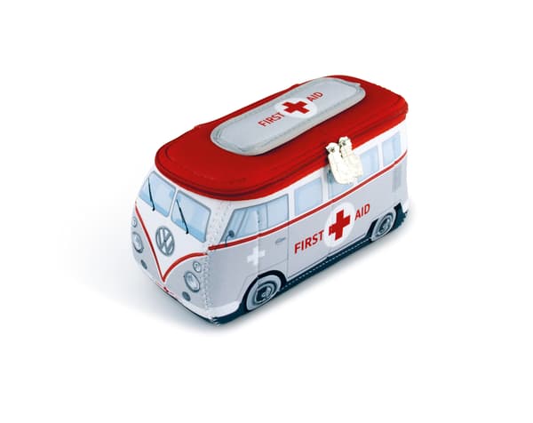 BRISA VW Collection - Volkswagen Bus T1 Camper Van Transporter 3D Neoprene lille universal taske (First Aid)