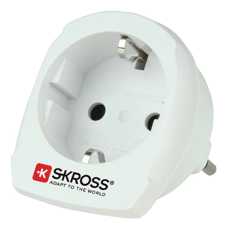 Rejseadapter Europe-til-Italian Earthed