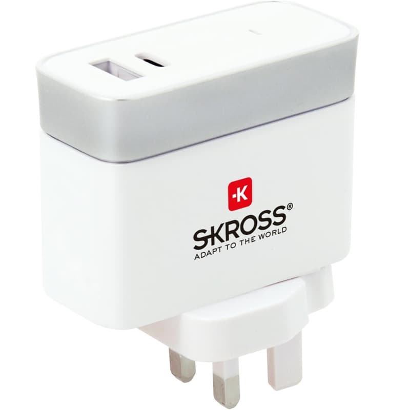 SKROSS USB-laddare USB-C 5,4A UK