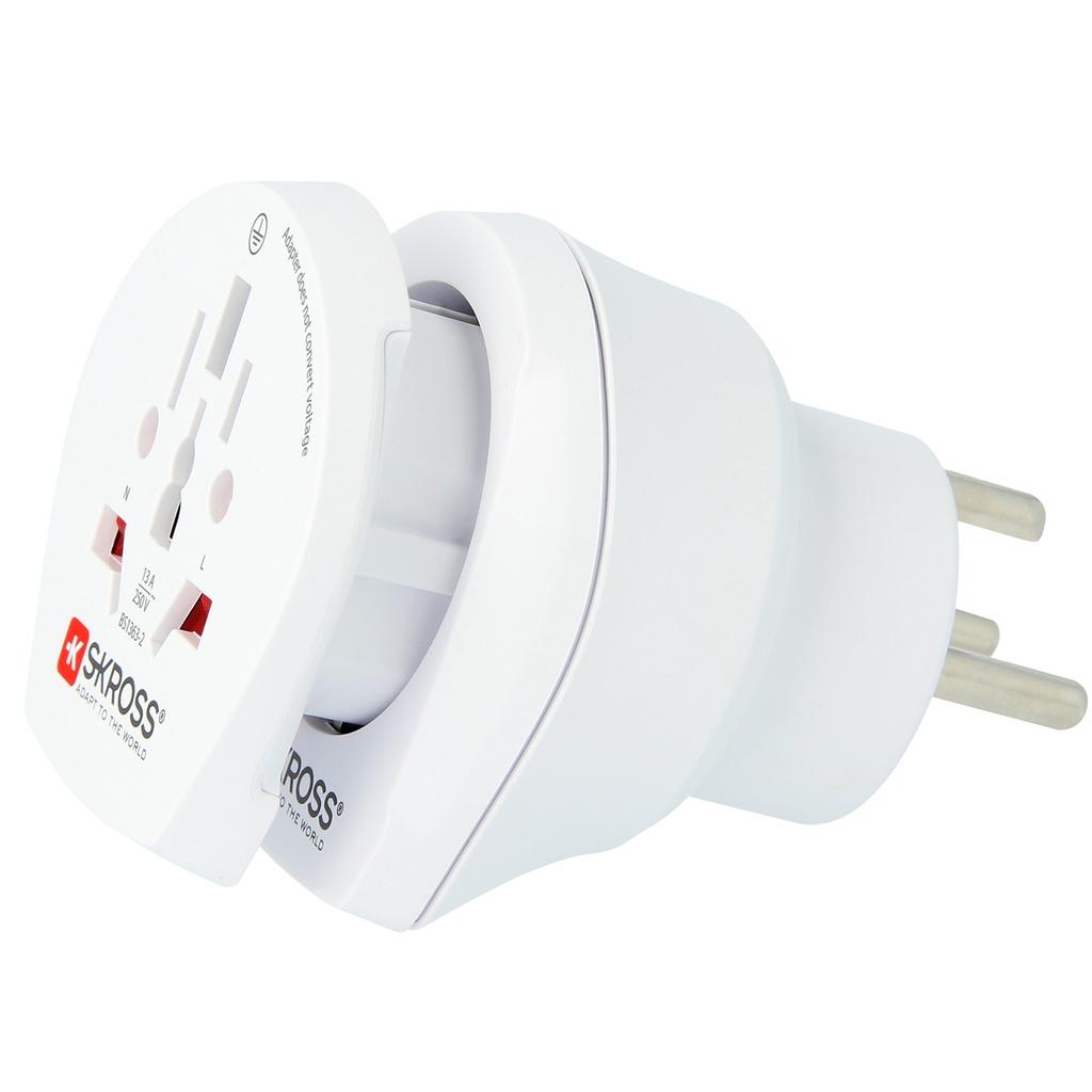 El-Adapter Combo Danmark & Eur