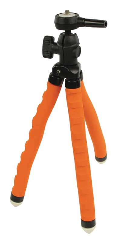 Fleksibel Stativ 27.5 cm 1 kg Sort/Orange
