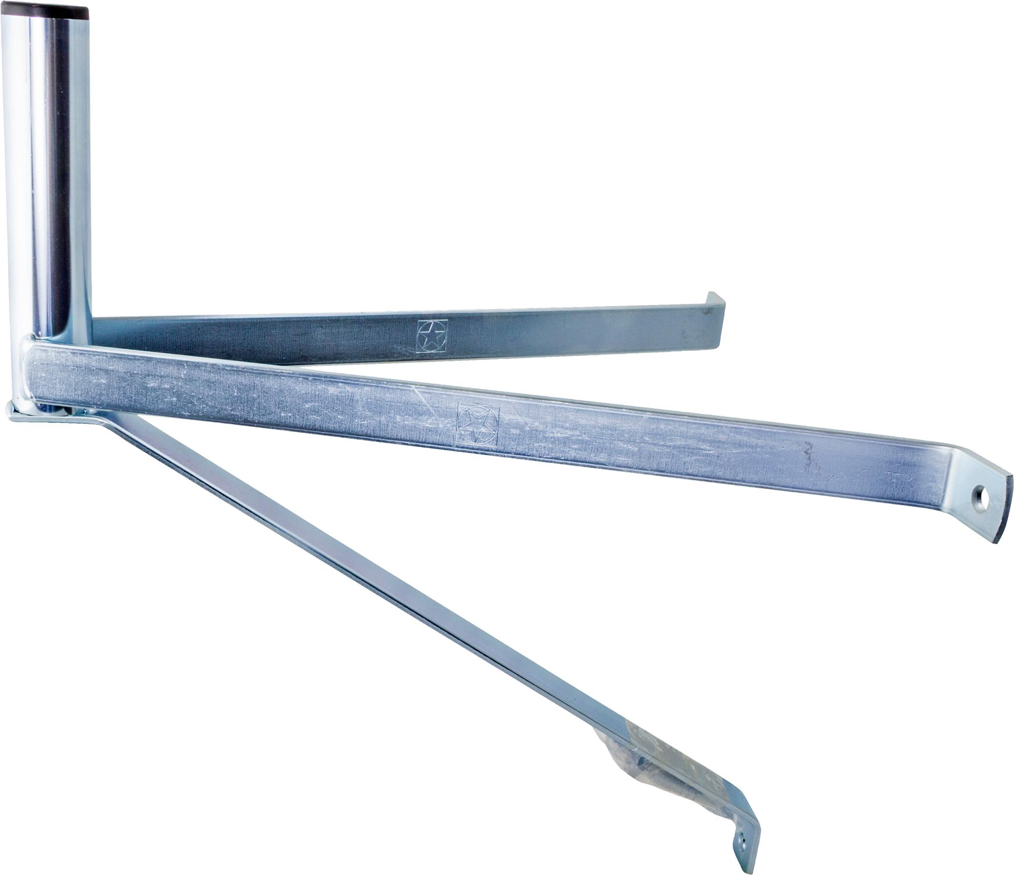 Vægbeslag VF-3, 3-arms med 32mm rør, 32cm fra væg