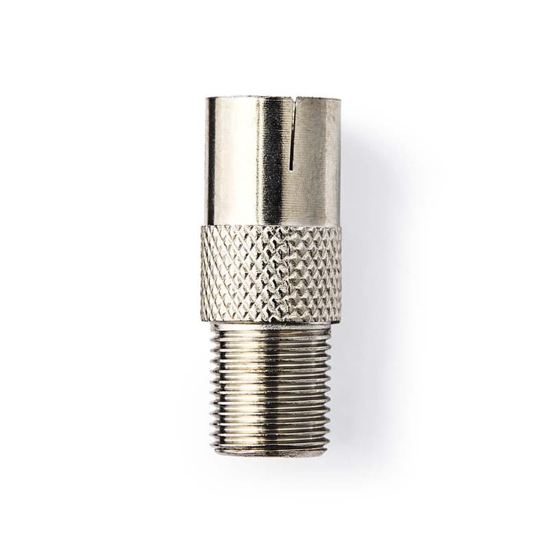 Satellit- og antenneadapter | F-hunstik | IEC (koaksial) hunstik | Metal