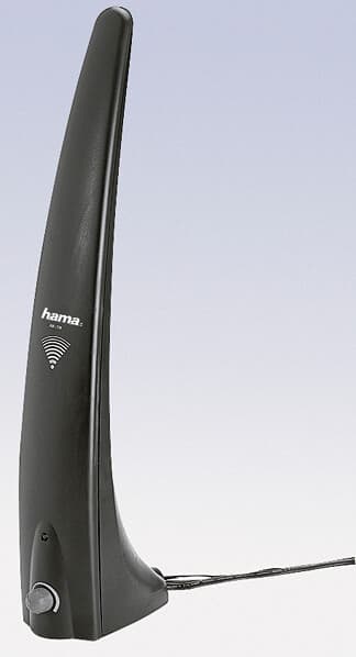HAMA Indendørs Antenne 30dB FM Radio Sort
