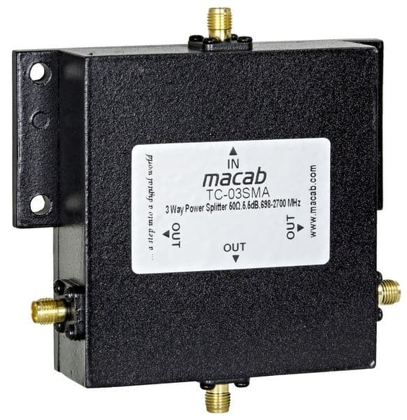 Televes Splitter TC-03SMA, 3-vägs 50 ohm, 5,5 dB, 698-2700 MHz