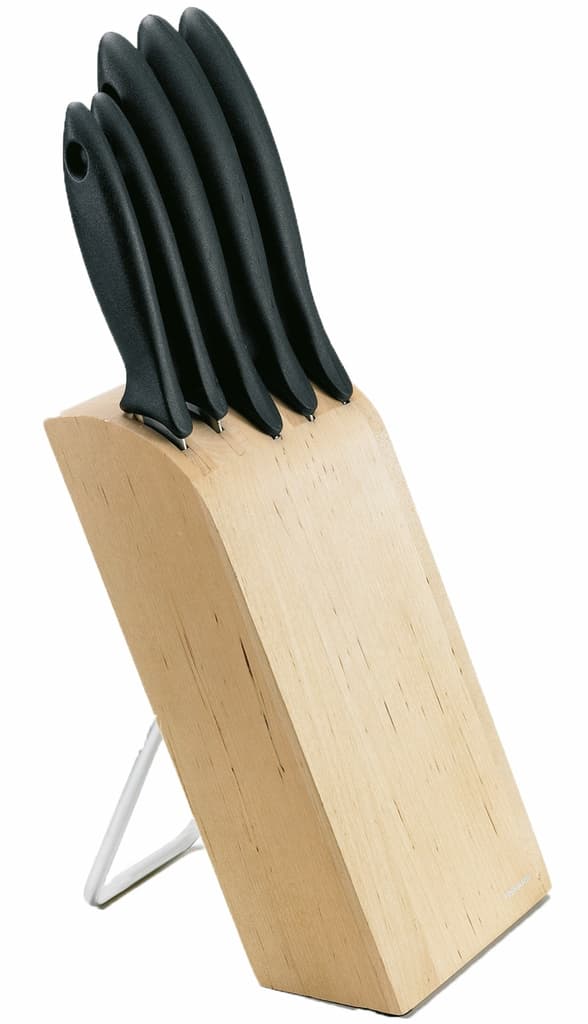 Fiskars Knivblock med 5 knivar Essenti