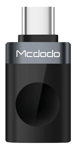 Mcdodo compact USB-C to USB-A AF adapter, multi purpose, grey