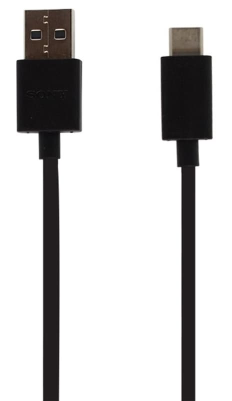SONY UCB20 , USB typ C-kabel, 1m, Bulk, Svart