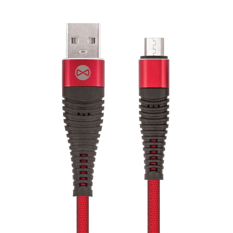 Forever micro-USB kabel Shark - Röd