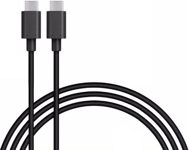 NORDIQZENZ USB 3.1 GEN2 5A USB-C till USB-C, 1m, Svart