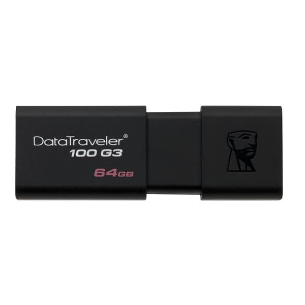 Memory Stick Kingston DT100G3 64 GB USB 3.0