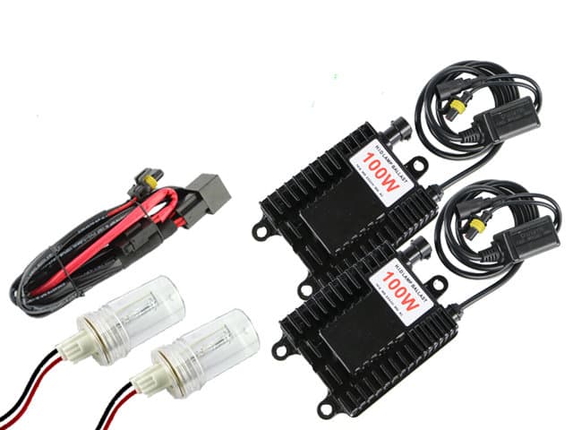 Xenon Kit 100W med märkes drivdon HID AC 100cm kabel xenonkit