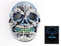 Miniatyrbild 1 av 5: Mask dödskalle med Glowstrip Blå
