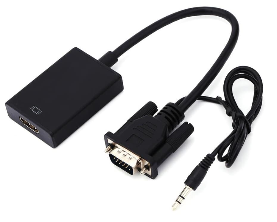 VGA till HDMI med Audio stöd, 1080p