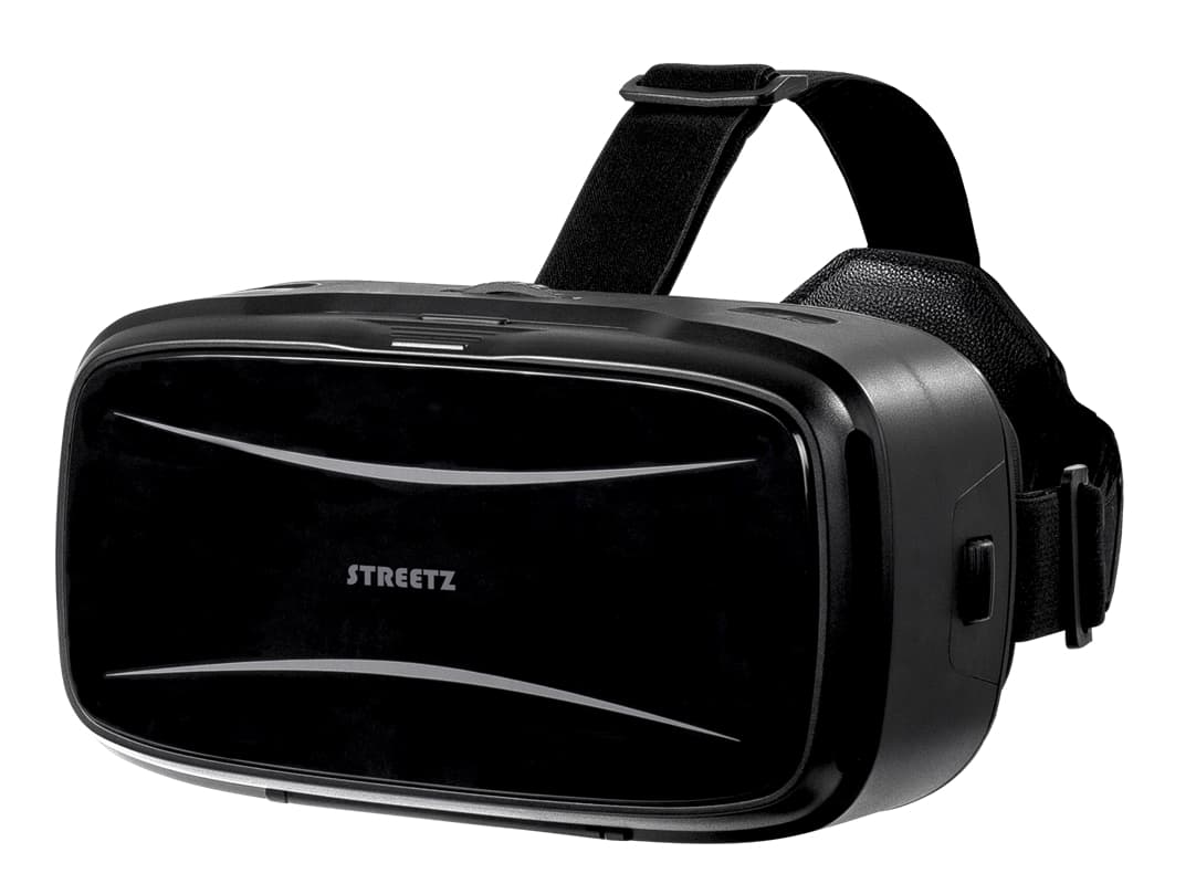 STREETZ virtual 3D briller til smartphones max 5,9", linse 42mm, sort