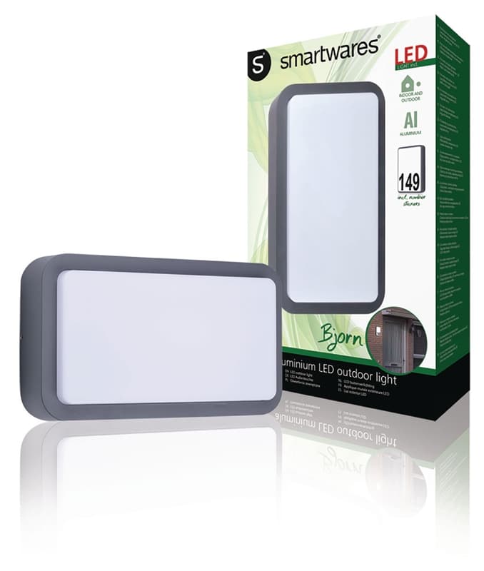 LED Ulko Seinävalaisin 7 W 630 lm Musta