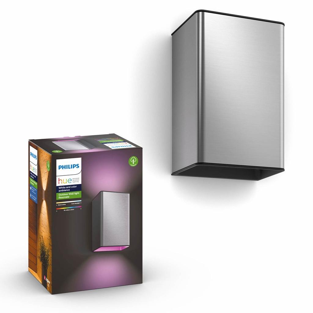 Philips Hue Resonate Vägglampa Inox Wh